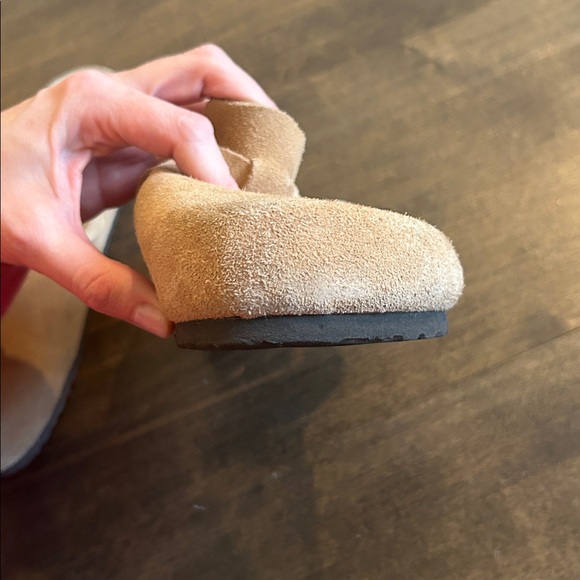 Quince Water Repellent Suede Clog Mule - Picture 6 of 7